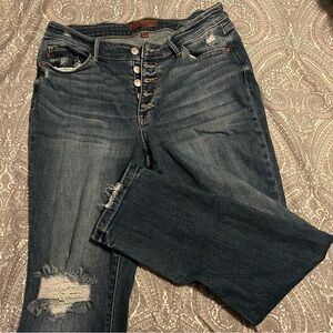 JudyBlue Button Fly Jeans